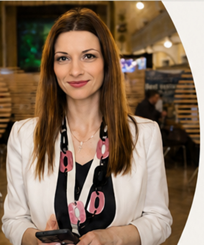 BLeisure DMC team member at Serbia tourism event